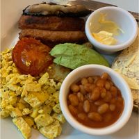 Vegan breakfast  at Bread & Bitter in Nottingham