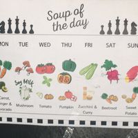 Menu at Chess Cafe in Kigali