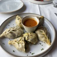 Vegetarian momos  at Ashoka in Amsterdam