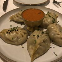 Veggie momo’s   at Ashoka in Amsterdam