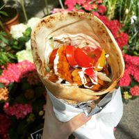 Buffano seitan wrap! at Sun of Seitan in Newcastle Upon Tyne