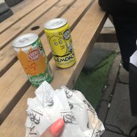 Nice drink options to go with the best food at Frost Burgers in Liverpool