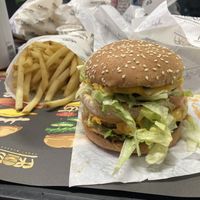 Double trouble meal  at Frost Burgers in Liverpool