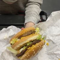 Big Mac style burger at Frost Burgers in Liverpool