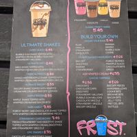Shakes at Frost Burgers in Liverpool