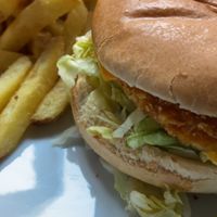 Garlic Mayo Chicken with Fries  at Frost Burgers in Liverpool