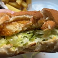 Garlic Mayo Chicken with Fries  at Frost Burgers in Liverpool