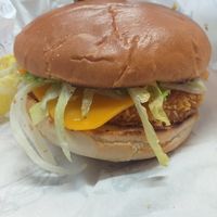 Chckn style burger at Frost Burgers in Liverpool