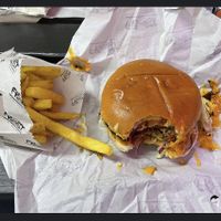 Delicious food   at Frost Burgers in Liverpool