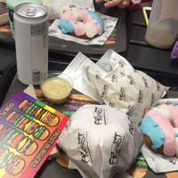 Pride Doughnuts 🏳️‍⚧️  at Frost Burgers in Liverpool