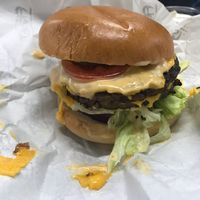 Not the best photo but definitely the best burger at Frost Burgers in Liverpool