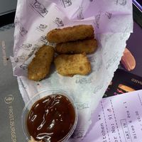 Frost bites with bbq dip at Frost Burgers in Liverpool