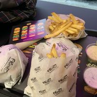 Burgers and fries at Frost Burgers in Liverpool