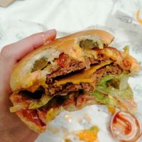 Beef burger - so good! at Frost Burgers in Liverpool