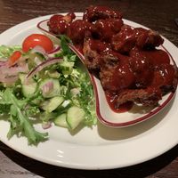Wonderful BBQ cauliflower wings at Red Lion in Newburgh