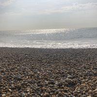 The sea! at Goat Ledge in Hastings
