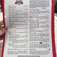 Menu at American Dream Diner in Geneva