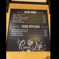 Vegan Menu   at Soho Ramen  in Riverside