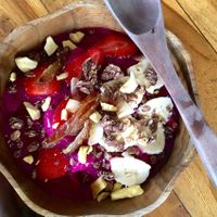 Smoothie bowl at Ayo Vegan - Peliatan in Ubud