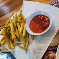Sweet potato fries at Ayo Vegan - Peliatan in Ubud