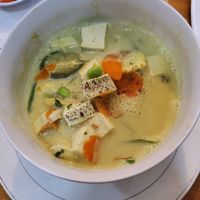 Coconut lemongrass soup at Ayo Vegan - Peliatan in Ubud