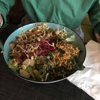 Detox salad bowl at My Brilliance Cafe in Podgorica
