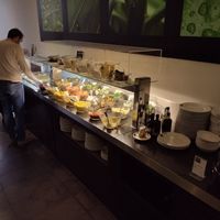 The buffet space, with soup included in the price. at Green Pepper in Lisbon