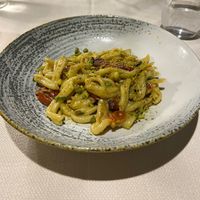 Caserecce al pesto di pistacchio  at Sal8 in Agrigento