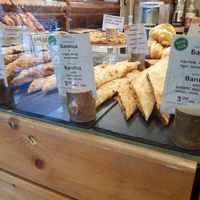 5/10 banitsa were vegan today. 3 savoury and 2 sweet options at Furna in Sofia