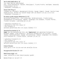 Karte  at Cafe Nomad - Weststadt in Heidelberg