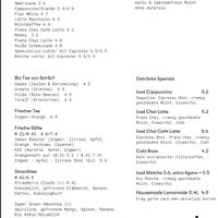 Karte  at Cafe Nomad - Weststadt in Heidelberg