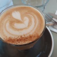 Chai cafe latte with oat milk #Veganuary at Cafe Nomad - Weststadt in Heidelberg