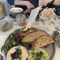 Sauerteigbrot mit Aufstrich  at Cafe Nomad - Weststadt in Heidelberg