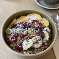 Bircher Müsli sehr schön zubereitet at Cafe Nomad - Weststadt in Heidelberg