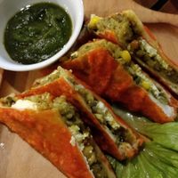 Bread pakora at El Cafe Vegetarian Food in Ho Chi Minh City