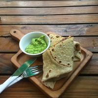 The burrito  at El Cafe Vegetarian Food in Ho Chi Minh City