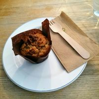 Banana and walnut muffin at Good To Go - The Bower in London