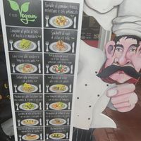 Vegan dishes (each for 10€) at Isola Smeraldo in Lignano Sabbiadoro