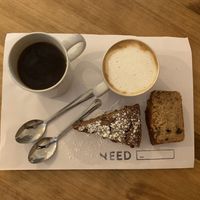 Vegan GF chocolate / ginger & walnut cake  at I Need Coffee in Granada