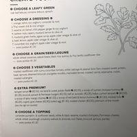 Menu (August 2018) at SLA - Haarlemmerdijk in Amsterdam