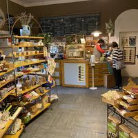 Inside shop and ordering counter    at Pure Note in Dusseldorf