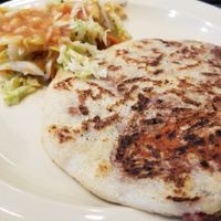 Vegan pupusa at Mami Cheli's in Menlo Park