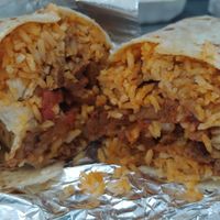 Burrito: a bit dry at Mami Cheli's in Menlo Park