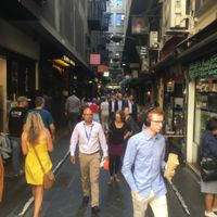 Street view  at Shandong MaMa Mini - Centre Place in Melbourne