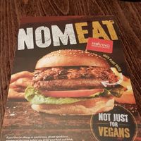 Vegan Menu - Front at Merrie Garden in Sandown
