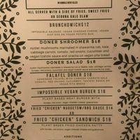 Their new vegan menu at Dellepiane Sedona in Sedona