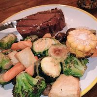 Vegan steak at Dellepiane Sedona in Sedona