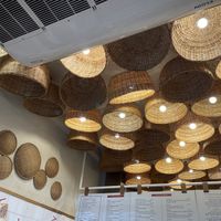 Ceiling decor at Tapi Tapioca - Loja Leblon in Rio De Janeiro