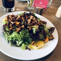 Salad with chanterelles  at Ox in Heitersheim
