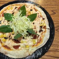 Pizza at Veggie Castle in Macau